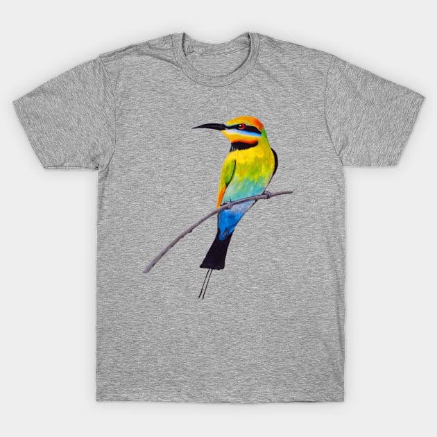 Rainbow Bee-eater T-Shirt by tavartist